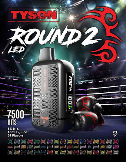 Tyson Round 2 (7500) Puffs