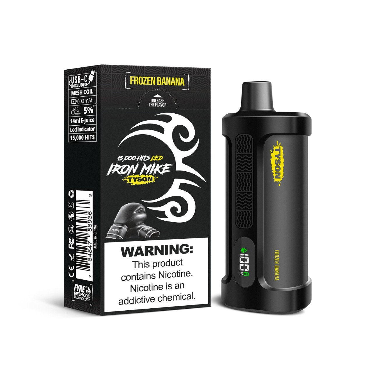 Tyson IRON MIKE 15000 Hits (Puffs)