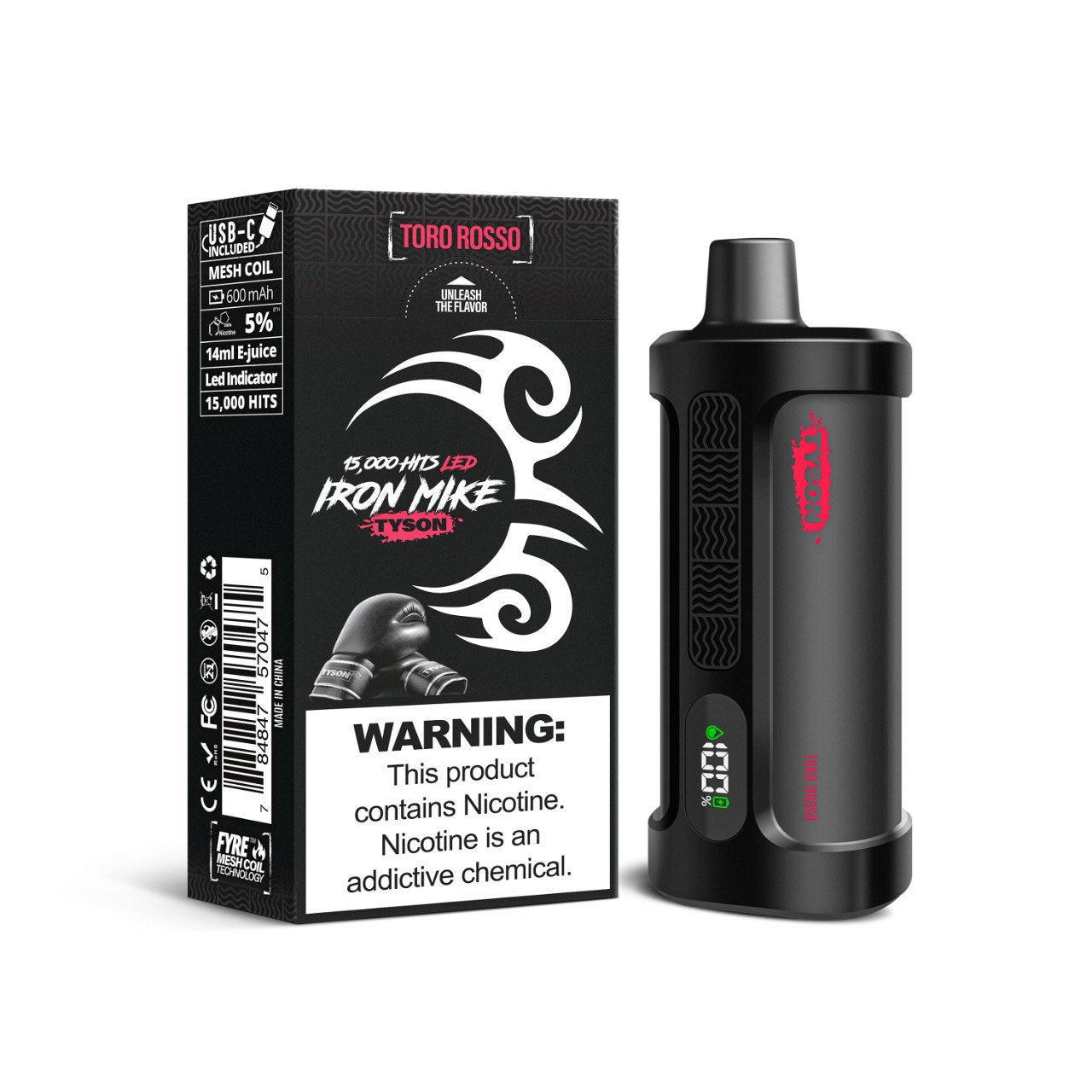 Tyson IRON MIKE 15000 Hits (Puffs)