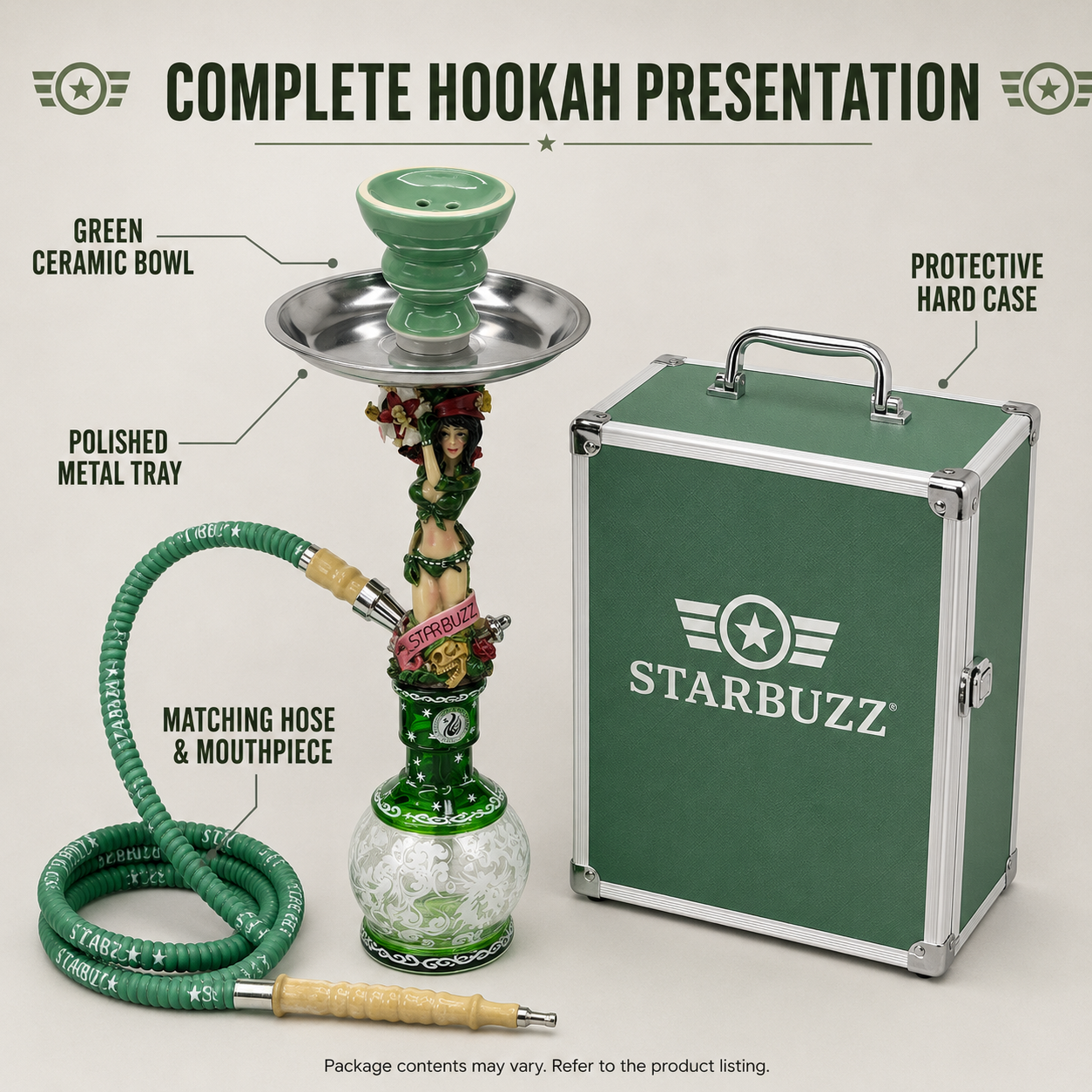 Starbuzz Army Edition Collectible Hookah Set