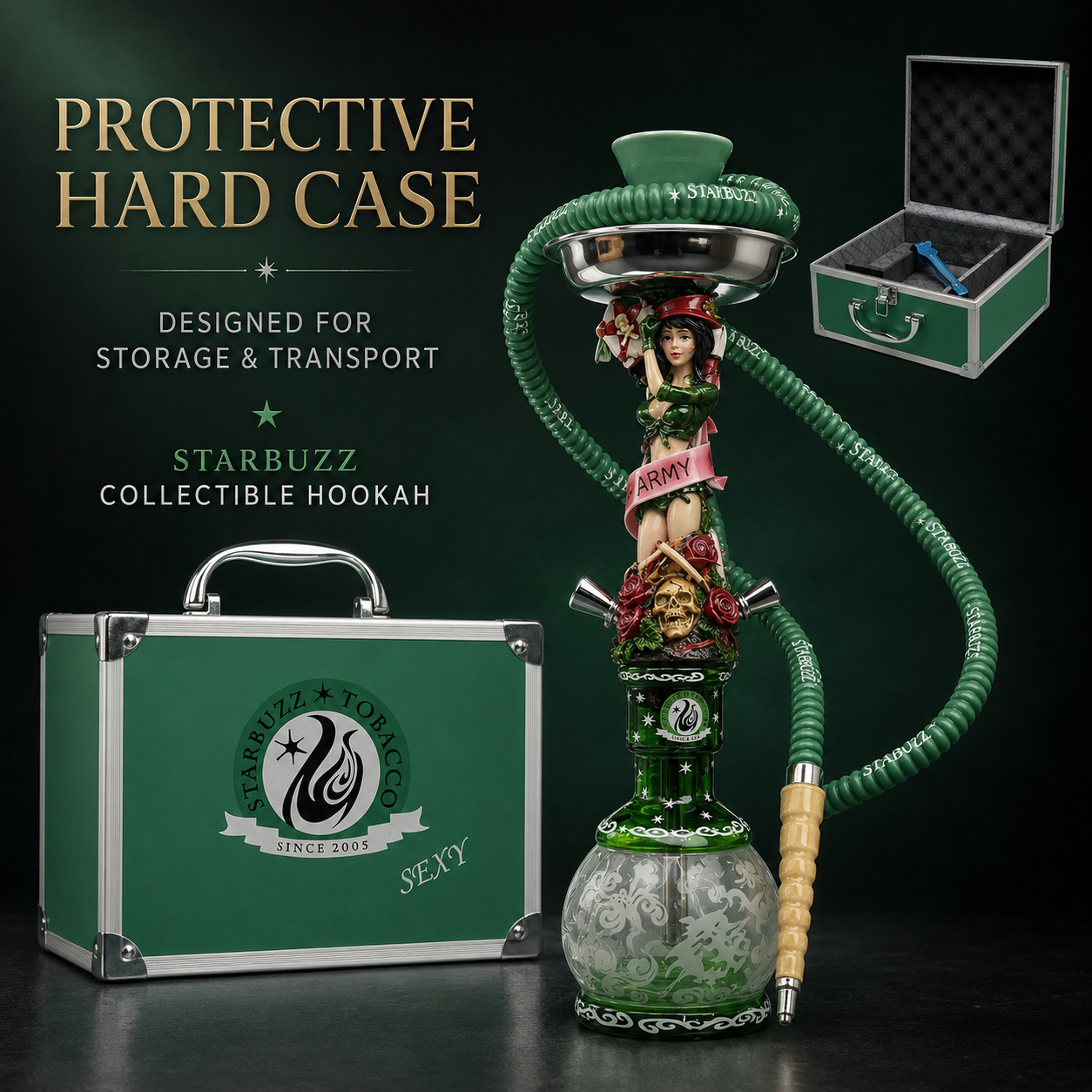 Starbuzz Army Edition Collectible Hookah Set