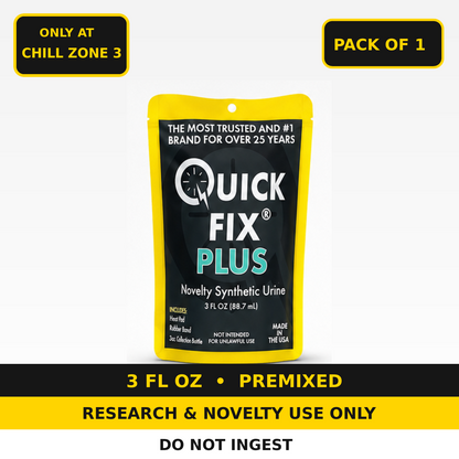Quick Fix 6.4 Plus Synthetic Urine 3 oz – Premixed Novelty Kit
