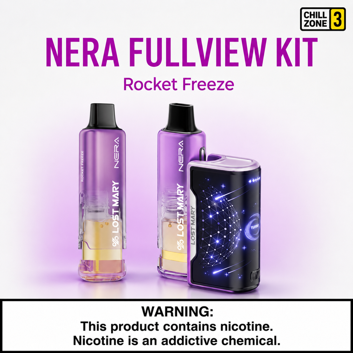 Lost Mary NERA Fullview 70K Kit – 5% Nicotine