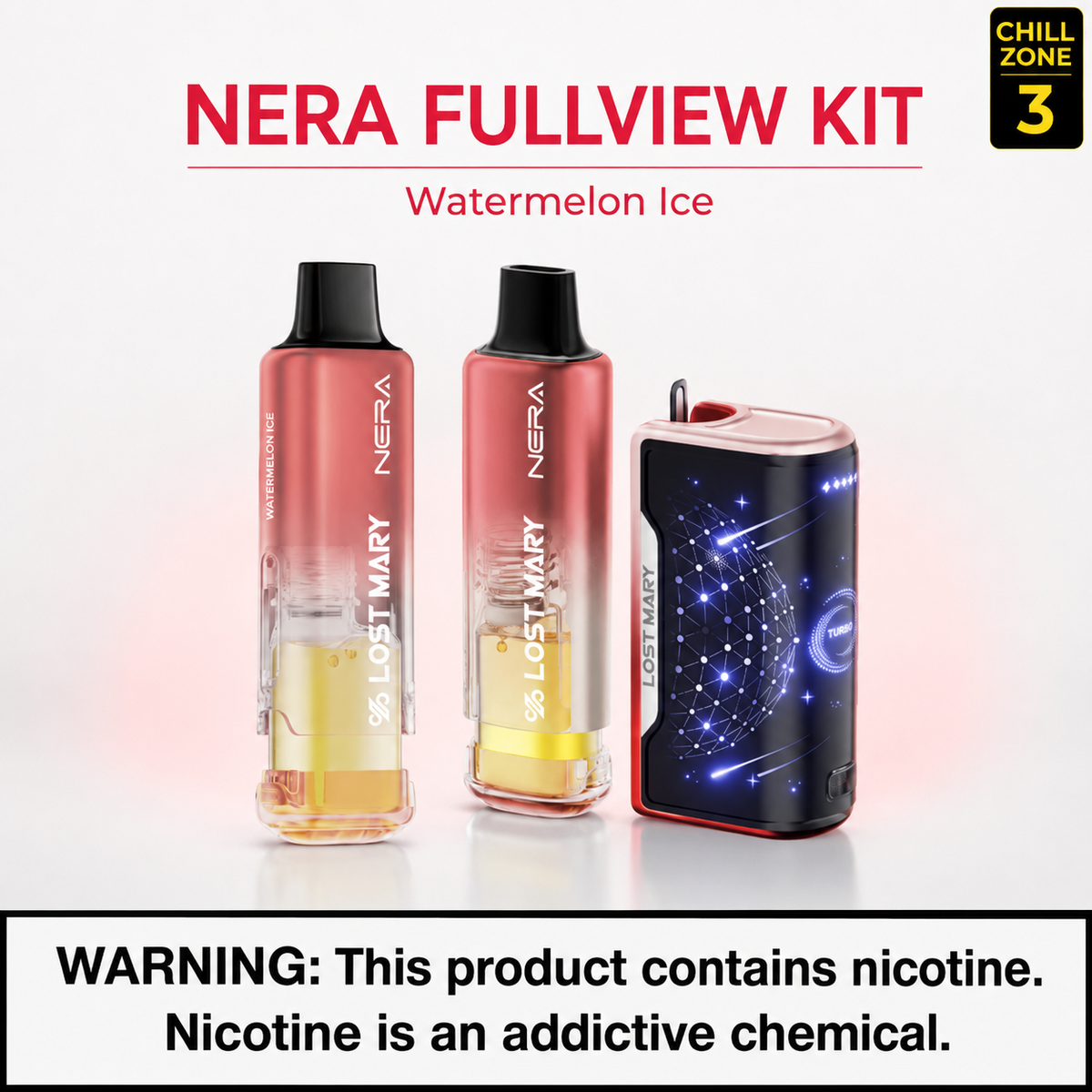 Lost Mary NERA Fullview 70K Kit – 5% Nicotine