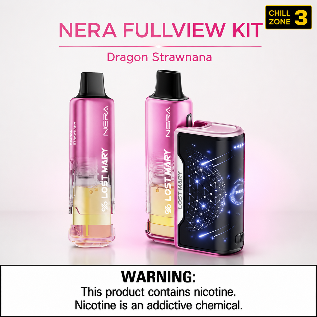 Lost Mary NERA Fullview 70K Kit – 5% Nicotine